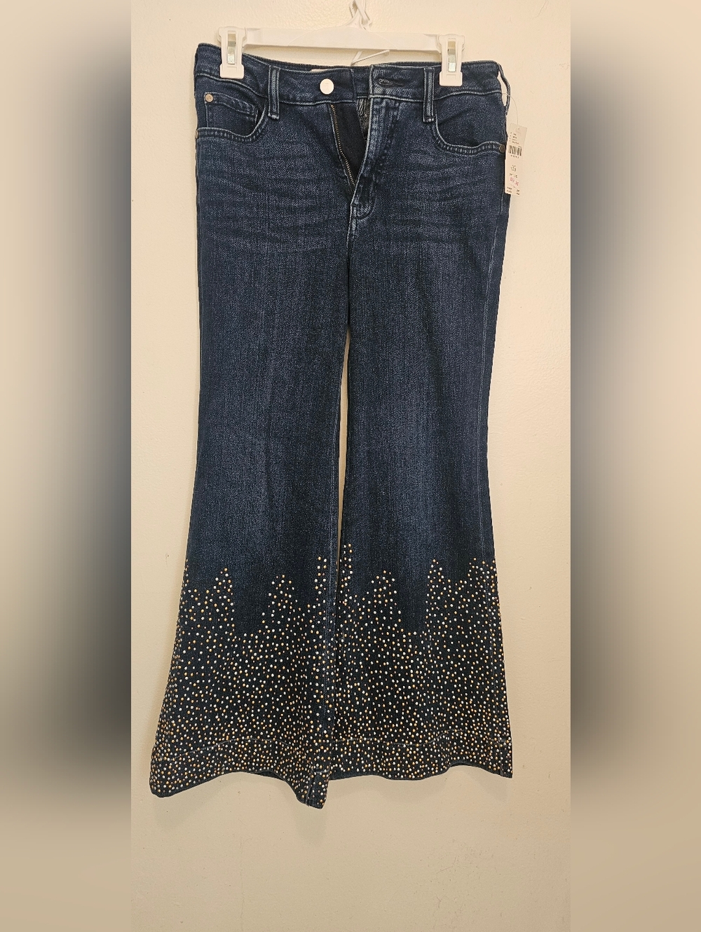 Pilcro Retro Studded Low Rise Jeans 27P - Picture 2 of 4